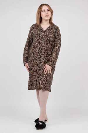 Robe de nuit Léopard Tigre