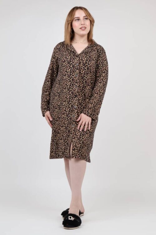 Robe de nuit Léopard Tigre