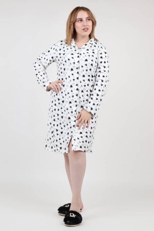 Robe de nuit Léopard B-N