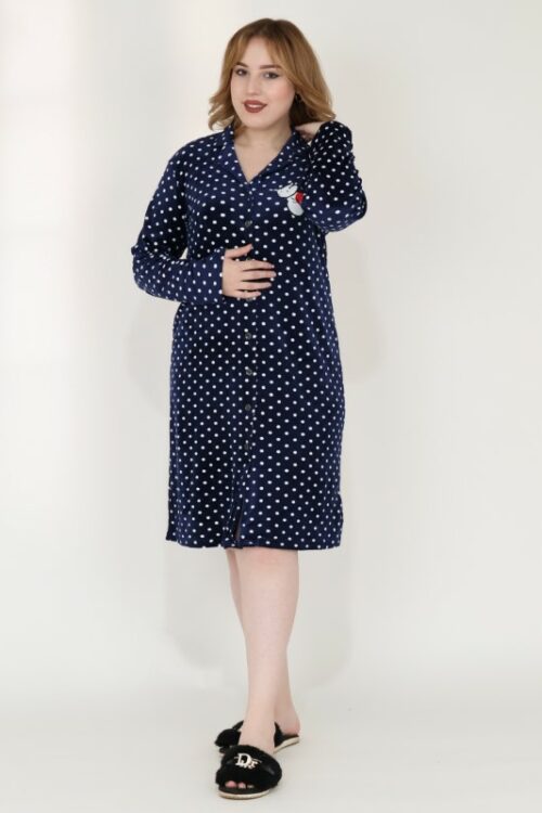 ROBE BLEU ASPIRINE tablier -V-