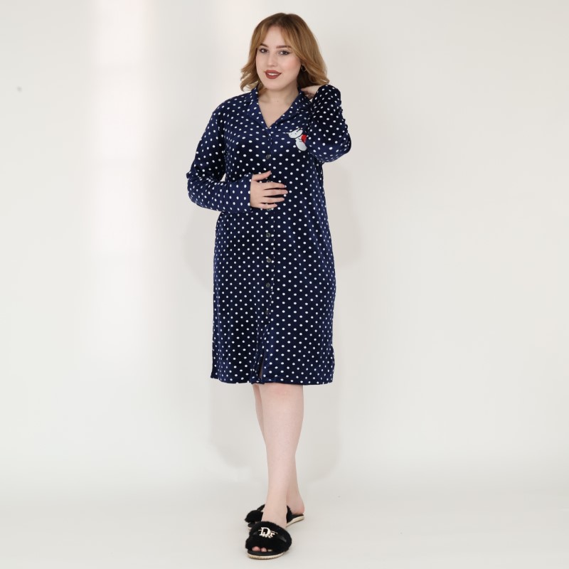 ROBE BLEU ASPIRINE tablier -V-