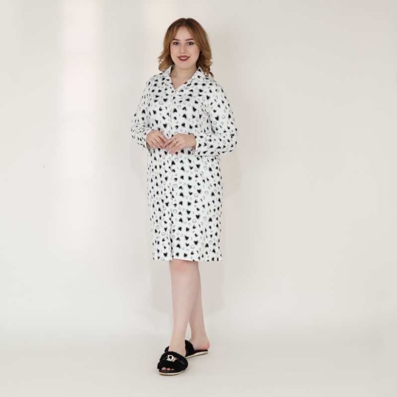 Robe de nuit cœur -V-