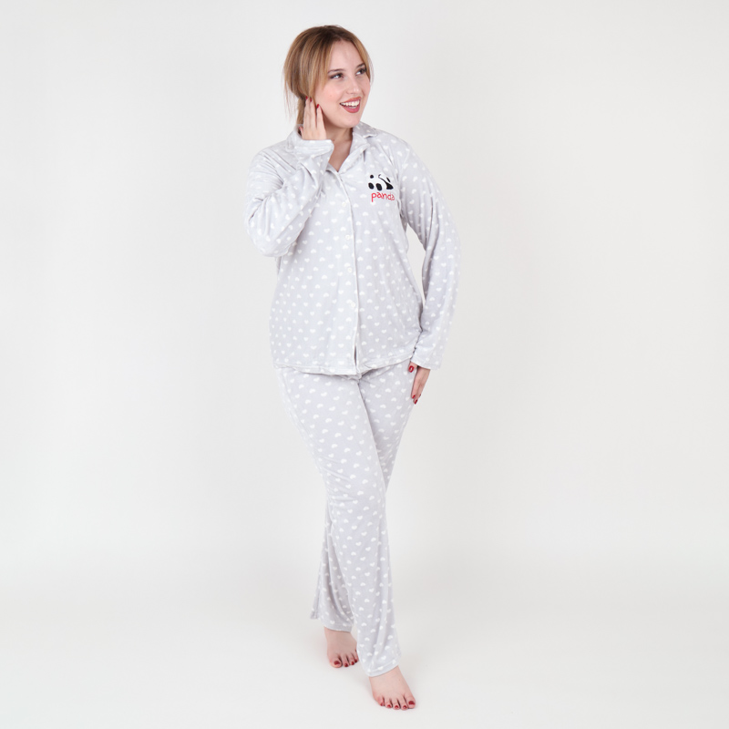PYJAMA PANDA GRIS – Image 2